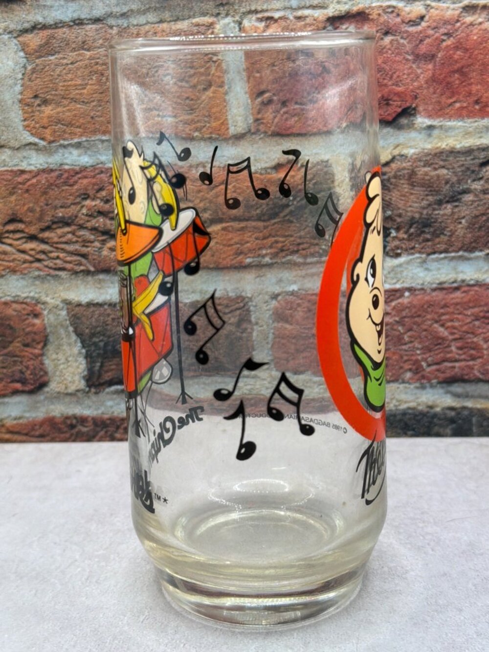 Vintage 1985 Alvin & The Chipmunks Theodore Glass Tumbler By Bagdasarian - Picture 3 of 5